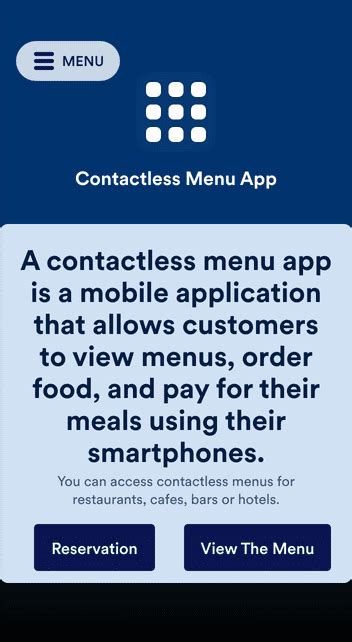 contactless menu card|jotform contactless menu.